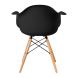 Комплект кухонных стульев Ergozen Eames DAW Pro 2 шт черный